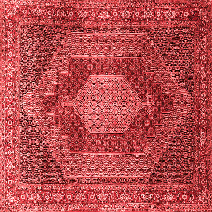 Machine Washable Persian Red Traditional Rug, wshtr788red