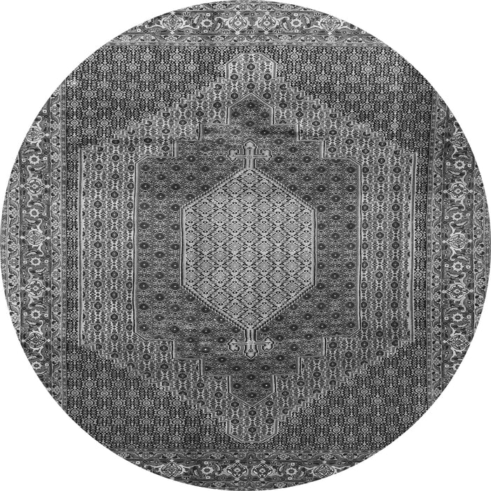 Square Persian Gray Traditional Rug, tr788gry