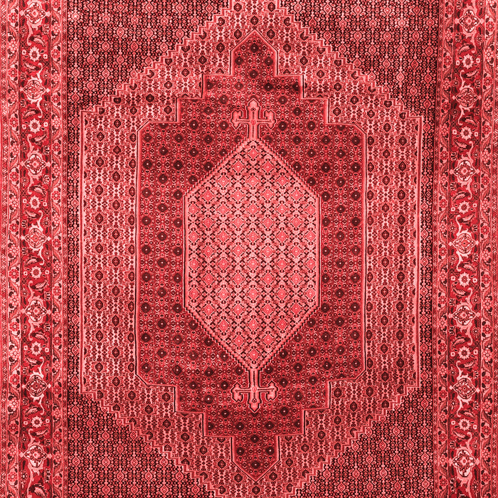 Machine Washable Persian Red Traditional Rug, wshtr788red