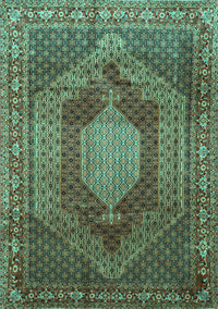 Persian Turquoise Traditional Rug, tr788turq
