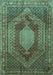 Persian Turquoise Traditional Rug, tr788turq