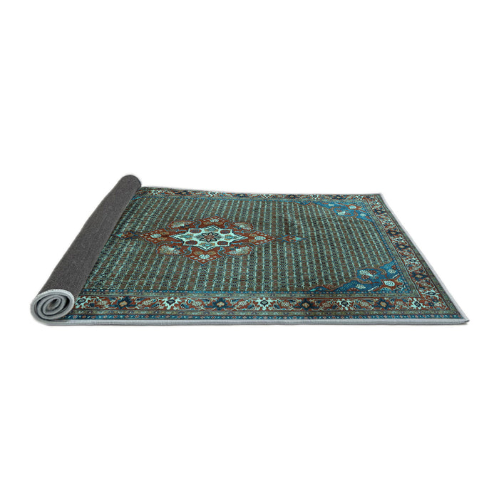 Sideview of Persian Light Blue Traditional Rug, tr789lblu