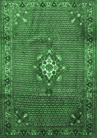 Persian Emerald Green Traditional Rug, tr789emgrn