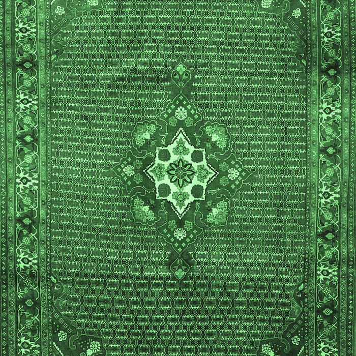 Persian Emerald Green Traditional Rug, tr789emgrn
