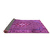 Sideview of Persian Purple Traditional Rug, tr789pur