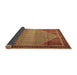 Sideview of Persian Brown Traditional Rug, tr790brn