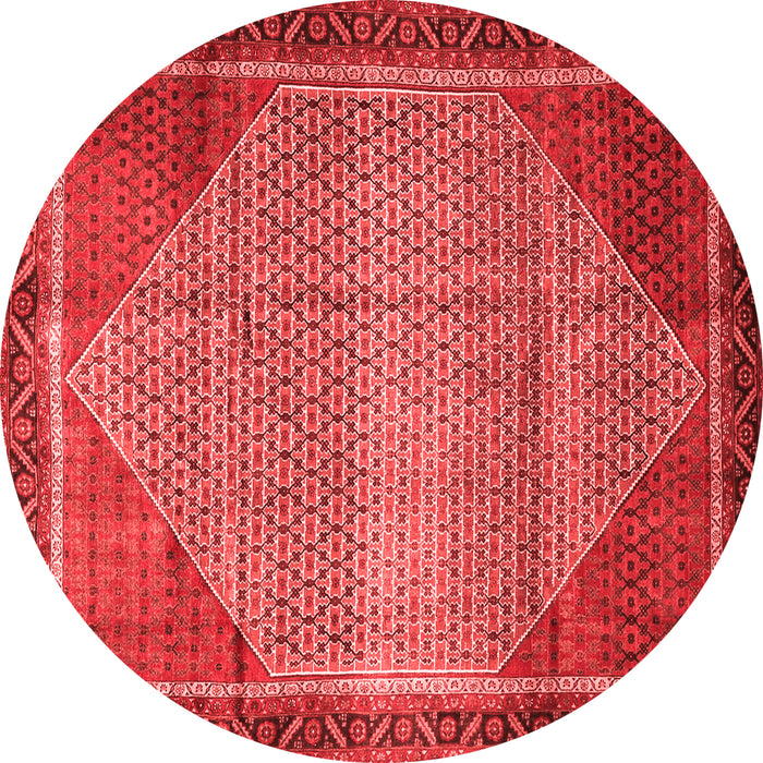 Machine Washable Persian Red Traditional Rug, wshtr790red