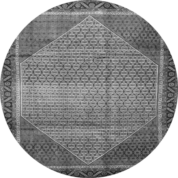 Square Persian Gray Traditional Rug, tr790gry