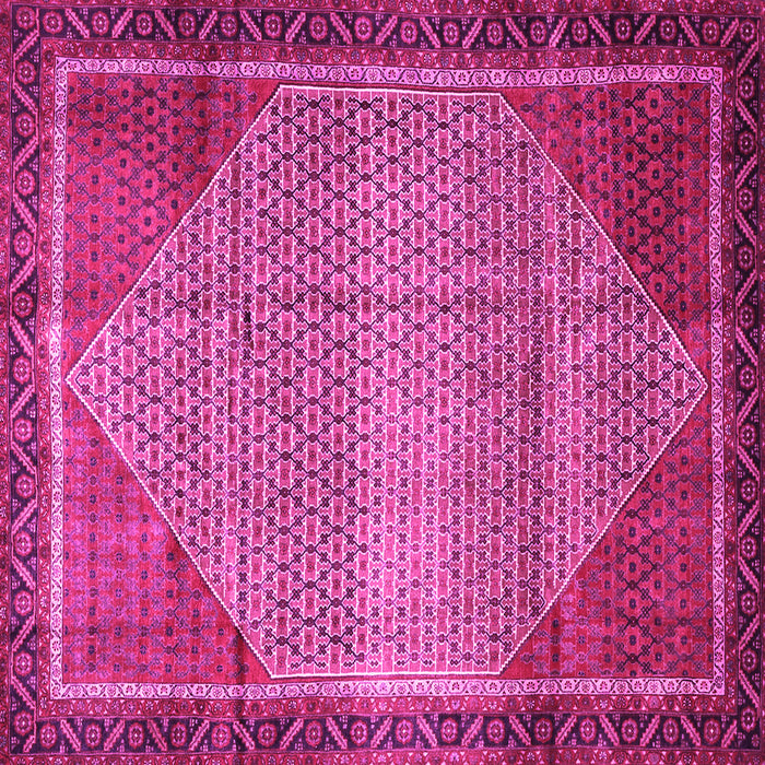 Square Persian Pink Traditional Rug, tr790pnk