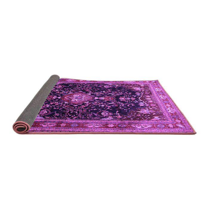 Sideview of Persian Purple Traditional Rug, tr791pur