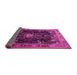 Sideview of Persian Pink Traditional Rug, tr791pnk