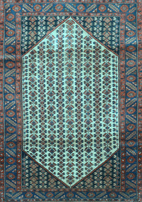 Persian Light Blue Traditional Rug, tr792lblu