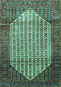 Persian Turquoise Traditional Rug, tr792turq