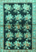 Persian Turquoise Traditional Rug, tr793turq