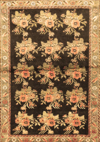 Persian Brown Traditional Rug, tr793brn