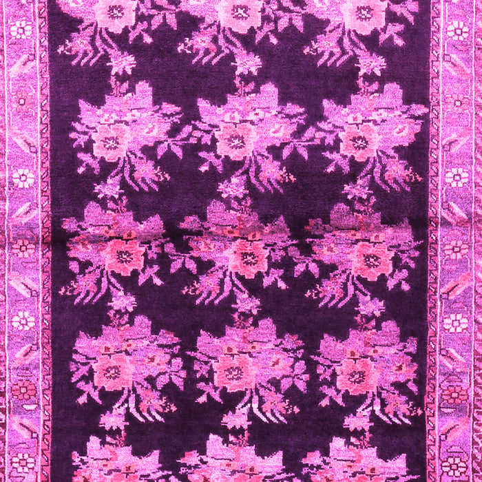 Machine Washable Persian Pink Traditional Rug, wshtr793pnk
