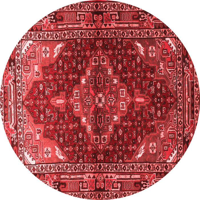 Machine Washable Persian Red Traditional Rug, wshtr794red