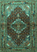 Persian Turquoise Traditional Rug, tr794turq