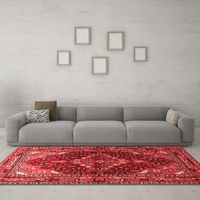 Traditional Red Washable Rugs