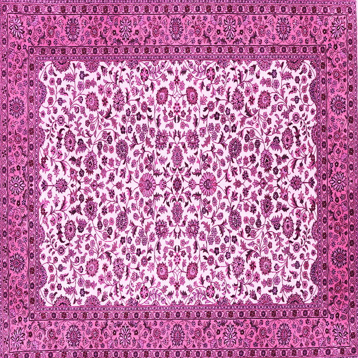Square Persian Pink Traditional Rug, tr795pnk