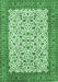 Persian Emerald Green Traditional Rug, tr795emgrn