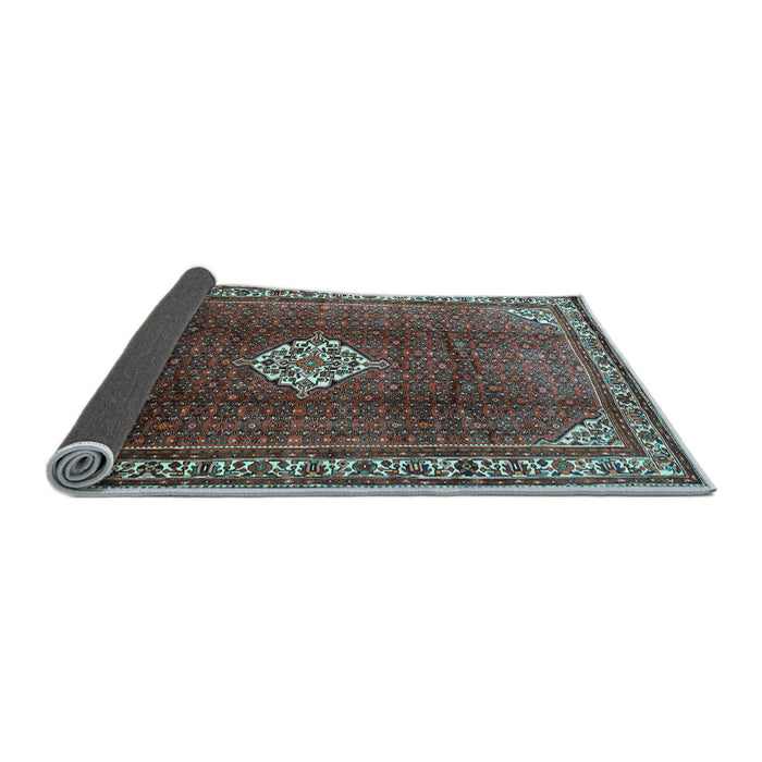 Sideview of Persian Light Blue Traditional Rug, tr796lblu