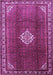 Machine Washable Persian Purple Traditional Area Rugs, wshtr796pur