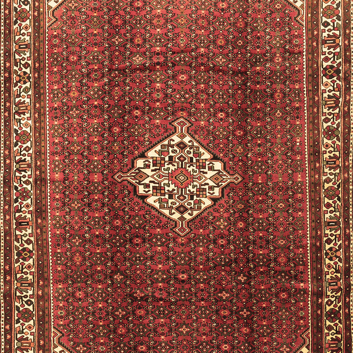 Machine Washable Persian Brown Traditional Rug, wshtr796brn