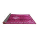 Sideview of Persian Pink Traditional Rug, tr796pnk