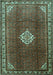 Persian Turquoise Traditional Rug, tr796turq