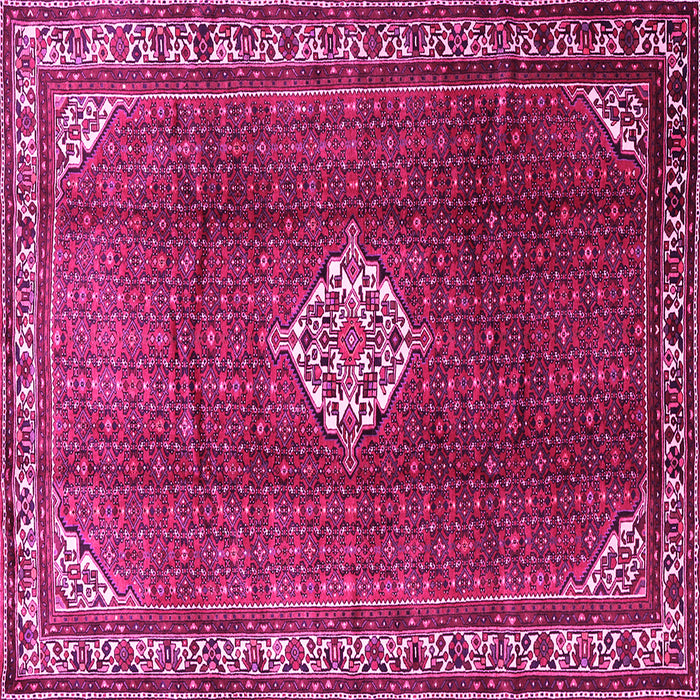 Square Persian Pink Traditional Rug, tr796pnk