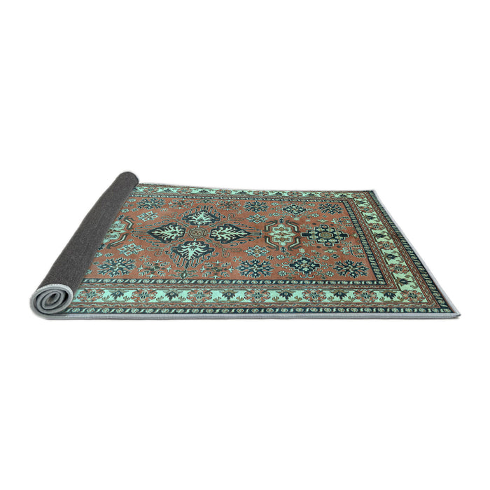 Sideview of Persian Light Blue Traditional Rug, tr797lblu