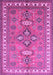 Machine Washable Persian Purple Traditional Area Rugs, wshtr797pur