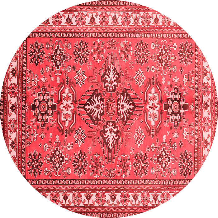 Machine Washable Persian Red Traditional Rug, wshtr797red