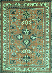 Persian Turquoise Traditional Rug, tr797turq