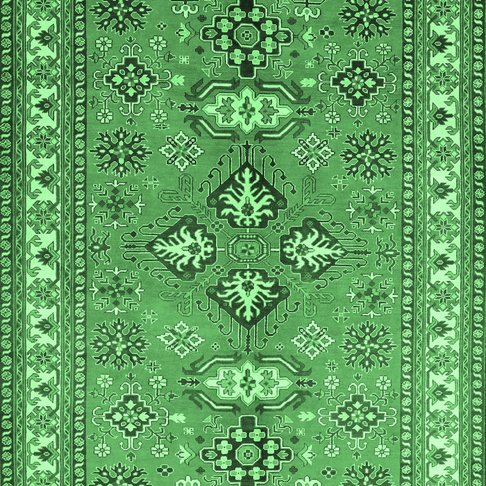 Persian Emerald Green Traditional Rug, tr797emgrn