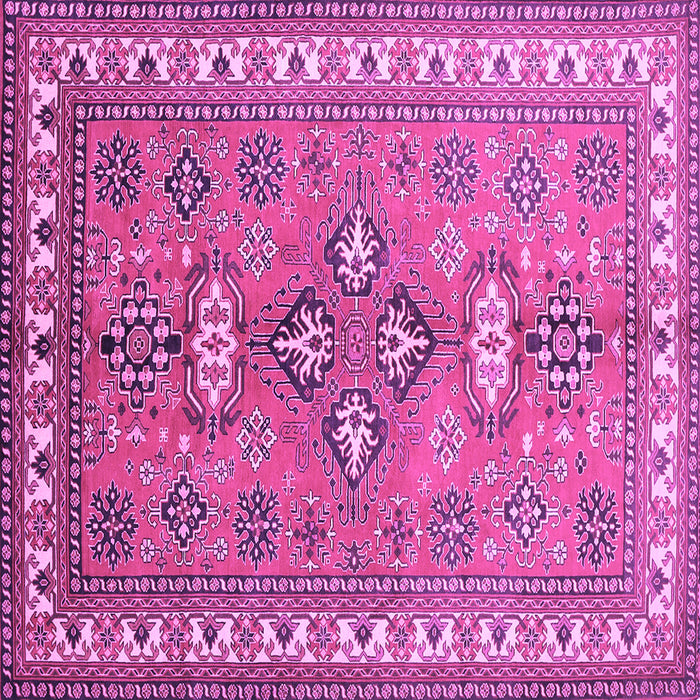Square Persian Purple Traditional Rug, tr797pur