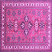 Square Persian Purple Traditional Rug, tr797pur