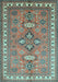 Machine Washable Persian Light Blue Traditional Rug, wshtr797lblu