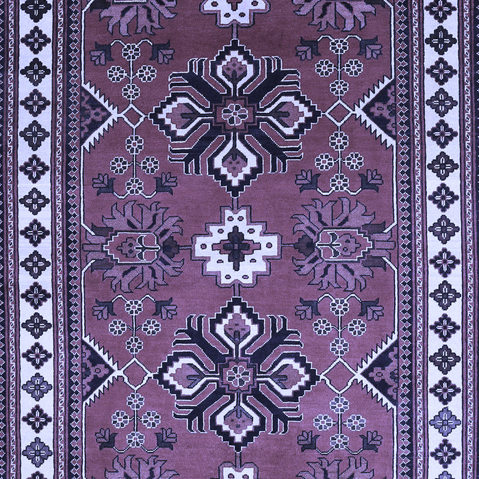 Geometric Blue Traditional Rug, tr798blu