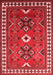 Geometric Red Traditional Area Rugs