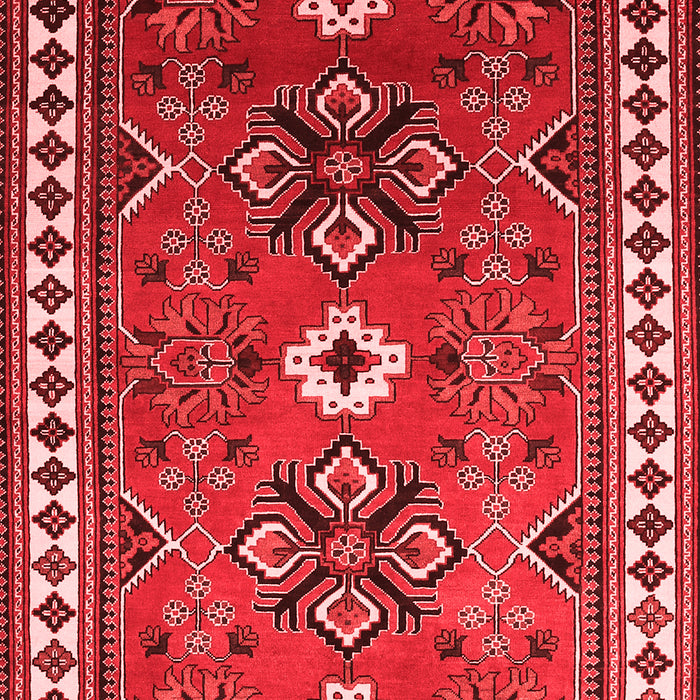 Geometric Red Traditional Area Rugs