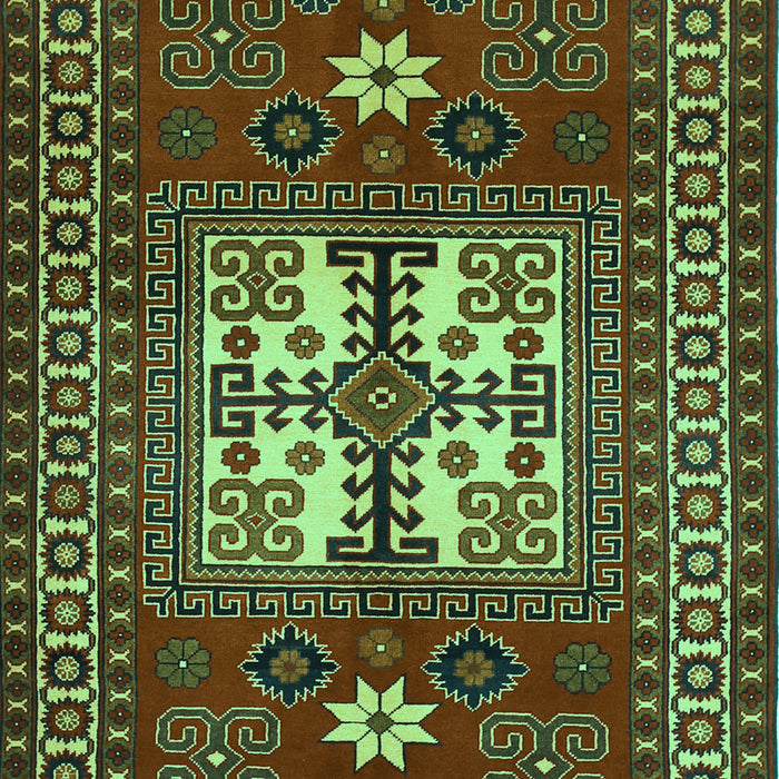 Machine Washable Geometric Turquoise Traditional Area Rugs, wshtr799turq
