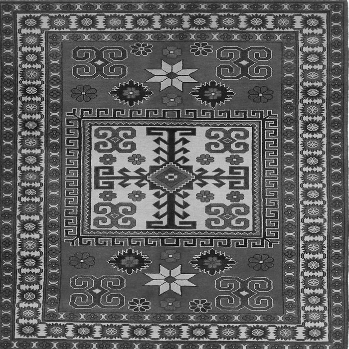 Serging Thickness of Geometric Gray Traditional Rug, tr799gry