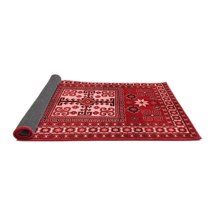 Geometric Red Traditional Area Rugs