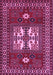 Geometric Purple Traditional Rug, tr799pur