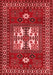 Geometric Red Traditional Area Rugs