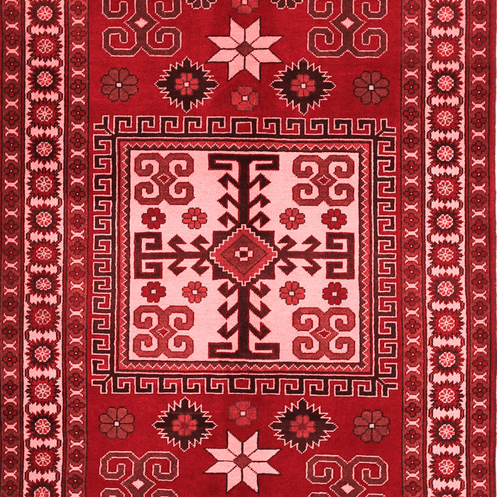 Geometric Red Traditional Area Rugs