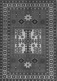 Geometric Gray Traditional Rug, tr799gry