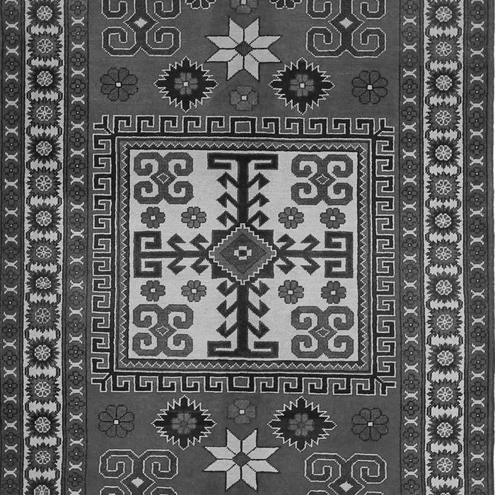 Geometric Gray Traditional Rug, tr799gry